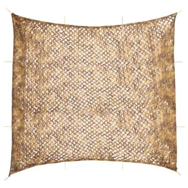 vidaXL Tarnnetz mit Aufbewahrungstasche 614x581 cm Sandfarbe, 4008266