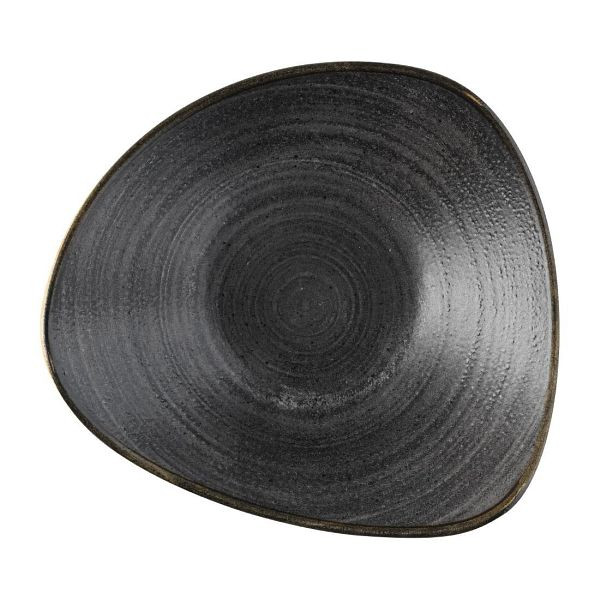 Churchill Stonecast Raw Lotus Schalen, Schwarz, 229 mm, (12 Stück), FS844