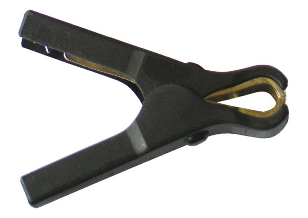 Busching Ladezange 40A, schwarz, vollisoliert 4mm², mit Steckanschluß, 100212