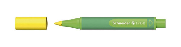 Schneider Faserschreiber Link-It gelb, 192005, 4004675107480