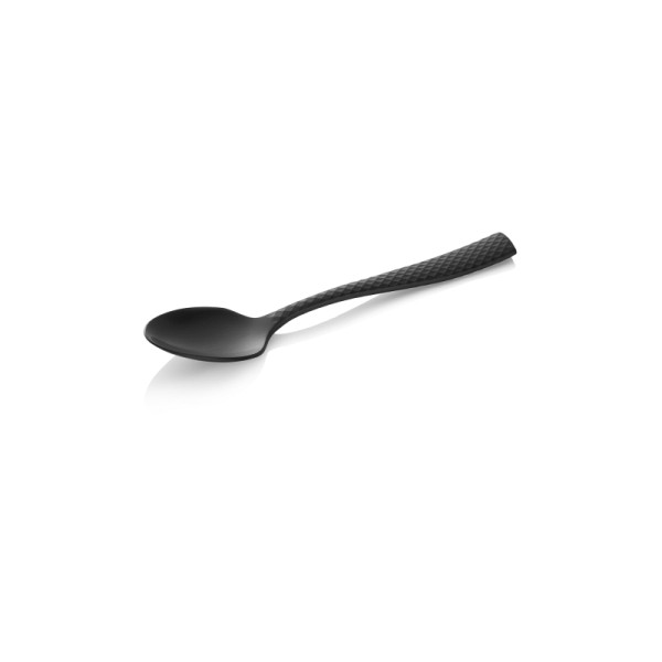 WAS Kaffeelöffel Set ONYX SHADOW, 14,5 cm, strukturierte Oberfläche, PVD Beschichtung schwarz, VE: 12 Stück, Chromnickelstahl 18/10, 289003