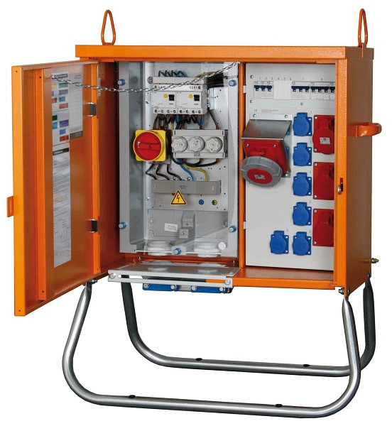 GIFAS Baustromverteiler BSV Verteilerschrank mit Schuko-/CEE-Abgängen, 44kVA, 294068