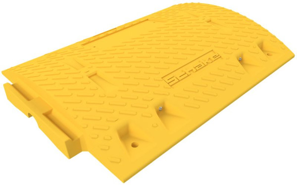 Schake Bodenschwelle Mittelstück Höhe: 60 mm mit Reflektorlinsen Überfahrlänge: 400 mm Gesamtbreite: 500 mm, 3392-61