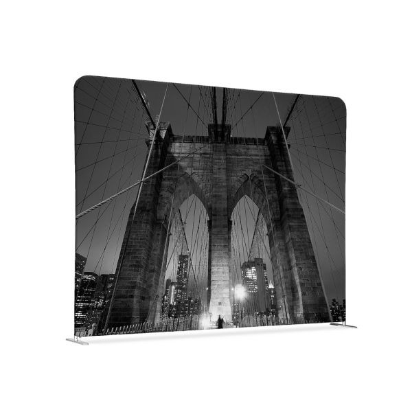 Showdown Displays Textil Raumteiler 150-150 Doppel New York Manhattan Brücke, ZWS150-150SSK-DSI18