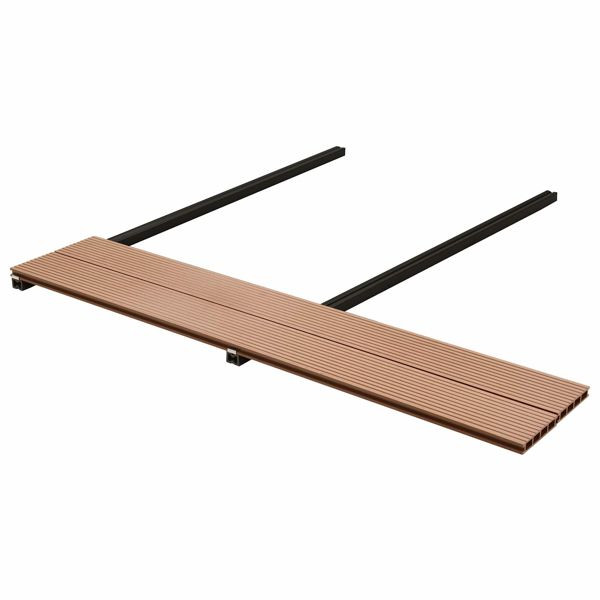 vidaXL Terrassendiele 56-teilig Braun WPC, 3444724, 8721451777410