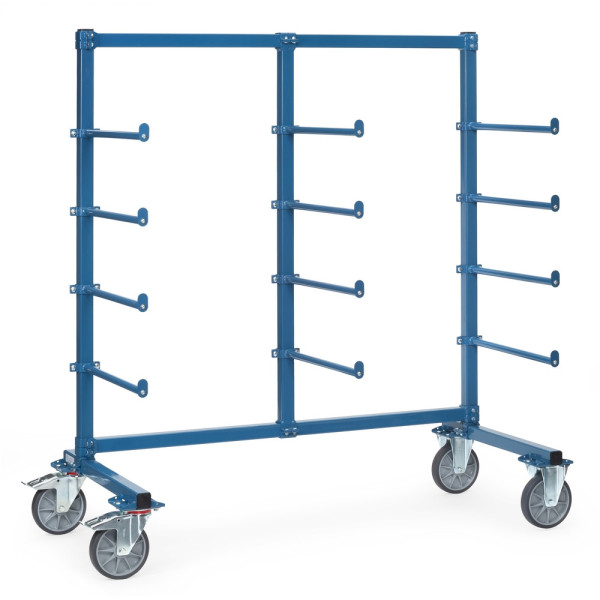 Fetra Tragarmwagen mit Abrollsicherung und PVC, 2.000 x 800 mm, einseitig, 4616-1AS