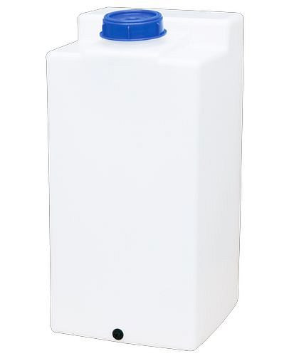 DENIOS Lager- und Dosierbehälter aus PE, 250 Liter, rechteckig, natur-transparent, 256917