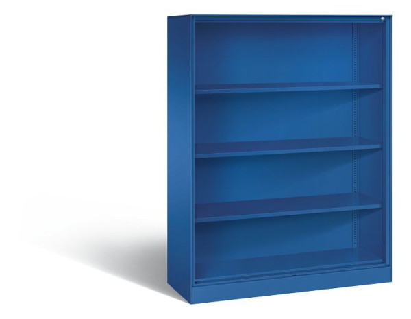 C+P Büroregal Asisto, H1635xB1200xT435mm, Farbe: Enzianblau, 4 OH, 140011-000 S10018