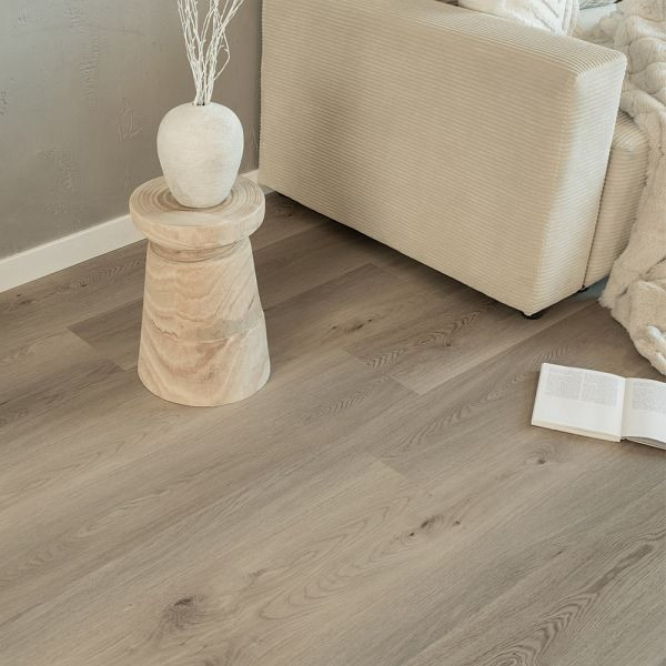 HOME DELUXE Klick-Vinylboden mit Trittschall LOMEA Steingrau, 50 m², 73235