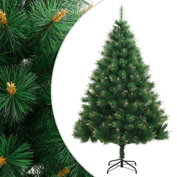 vidaXL Künstlicher Weihnachtsbaum Klappbar mit Ständer 210 cm, 356753