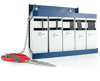 Iwetec Regal inkl. 5 Rollen Schrumpfschlauch 3:1, 764018