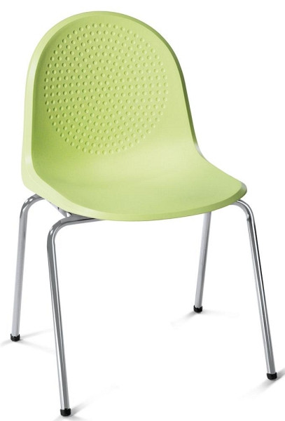 Deskin Polyamid-Schalenstuhl P1, Pistazie, 525 x 530 x 810 mm, VE: 4 Stück, 204631