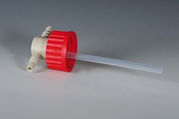 Bohlender Vakuumfalle Schraubkappe rot, D 810-05