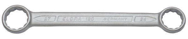 ELORA Doppelringschlüssel, gerade DIN 837, 120-12x13 mm, 0120012131000