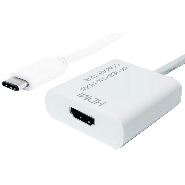 VALUE Display Adapter USB Typ C - HDMI 4K, Gewicht: 24.1 g, 12.99.3210