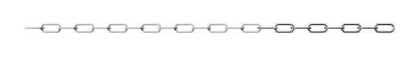 Schake Absperrkette aus Stahl, ungeschweißt, Drahtstärke 7 mm, verzinkt, VE: 10 m, 430_10-VE10