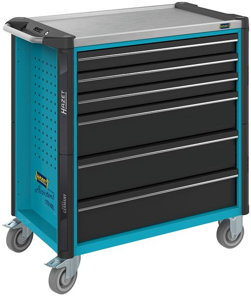 Hazet Werkstattwagen Assistent, Schubfächer, flach: 3x 77x696x398 mm, Schubfächer, hoch: 3x 162x696x398 mm, 179NXL-6
