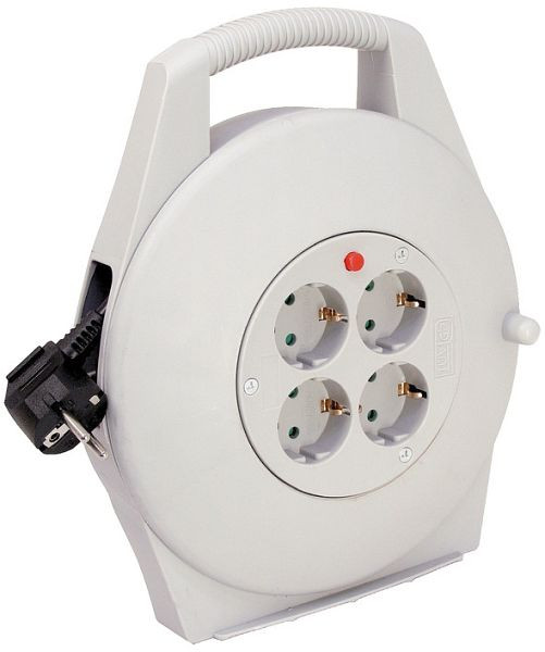Brennenstuhl Kabelbox Grau 4-fach 10m H05VV-F 3G1,5 mit erhöhtem Berührungsschutz, VE: 5 Stück, 1093750055