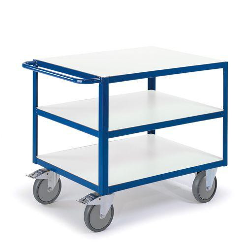 Rollcart Tischwagen mit 3 Ladeflächen (1150x700), Tragkraft: 600 kg, 06-7537ESD