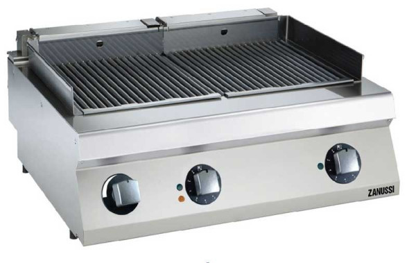 ZANUSSI Elektro-Kontaktgrill ERG7 / 2HT-HP, Tischgerät, 406372267
