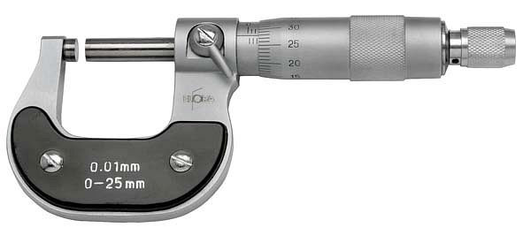 ELORA Präzisions-Mikrometer, Messbereich 0-25 mm, 1530-25, 1530000251000