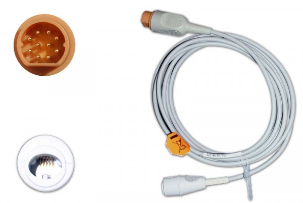 Golmed IBP-Adapterkabel für Edward-Transducer, zu Dräger Siemens Sirecust, IBP-DR1-ED