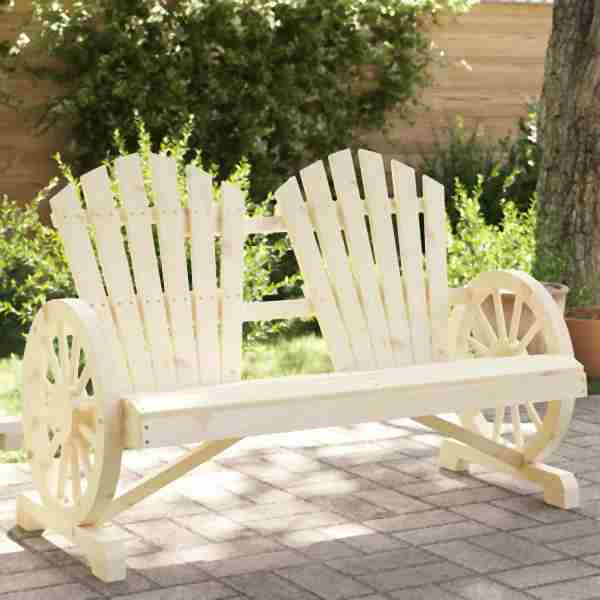 vidaXL Adirondack-Gartenstuhl 2-Sitzer Massivholz Tanne, 365095