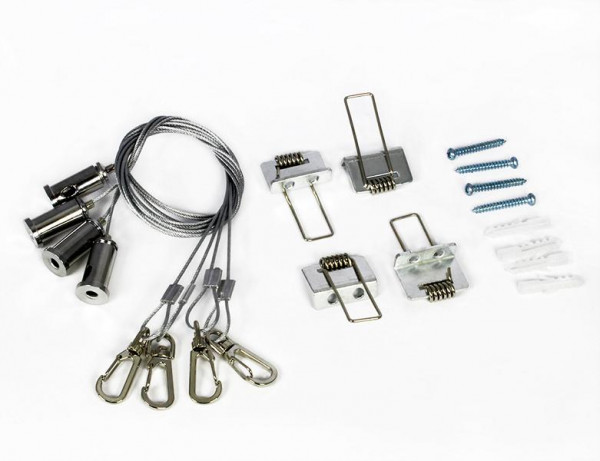 Bioledex LED Panel, Seilsystem für Panels inkl. Decken-Einbaukit, ZUB-PAN1-099