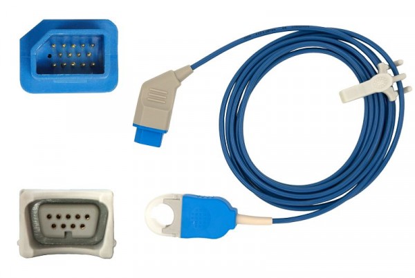 Golmed SpO²-Adapterkabel, Nihon Kohden auf Sub-D 9pin wei, GS 1013PA