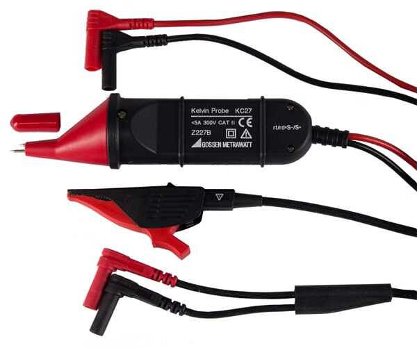 Gossen Metrawatt Set Kelvin Clip + Sonde, für Widerstandsmessgerät, Z227C