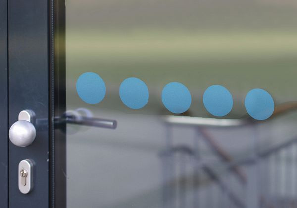 Schilder Klar Glas-Auflaufschutz, 40 mm Folie selbstklebend, 87600/00.01
