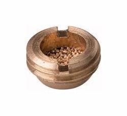 Riegler Schalldämpfer aus Sinterbronce, flache Ausführung, mit Außengewinde, Serie 560, 113364