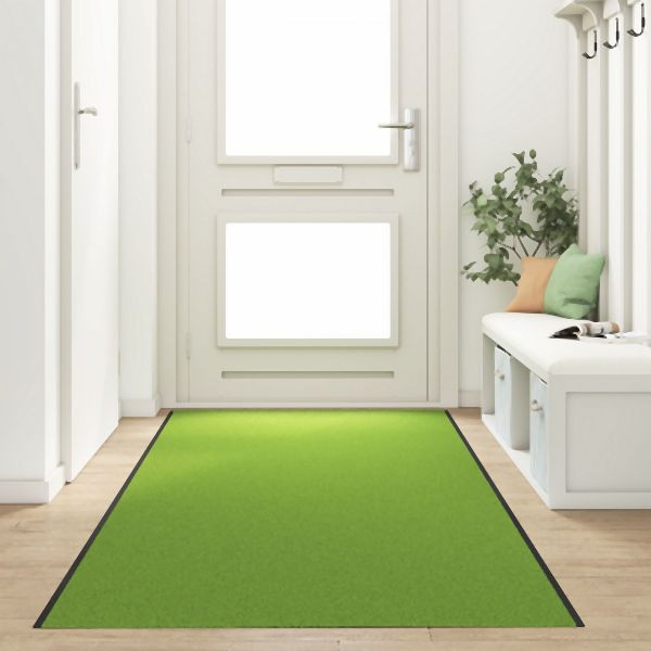 vidaXL Waschbare Fußmatte Grün 120x400 cm Abmessung, 4100732
