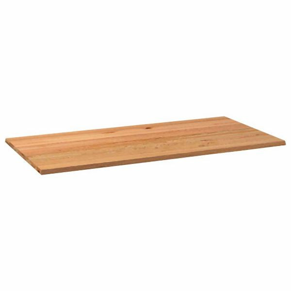 vidaXL Tischplatte Hellbraun 240x120x4,2cm Massivholz Eiche Rechteckig, 4009248