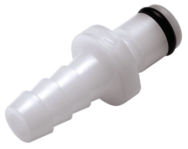 Bürkle Schnellverschluss- Kupplungen NW 3,2 mm, Schlauchnippel mit Schlauchtüllen POM, Ø: 6,4 mm, ohne Ventil, 8751-1004