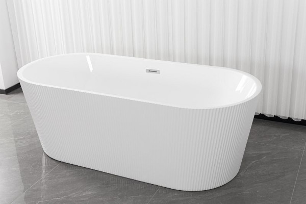 Sanotechnik Badewanne RENO WHITE Acryl Freistehende Badewanne 170x75x58cm weiß, G9044