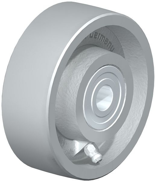 Blickle G 100/15IK Rad aus Guss, Grau, 754301