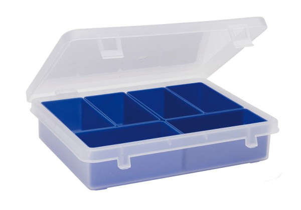 LA-KA-PE Sortimentskasten 8.03, transparent, Inhalt: 6 Stück 99x49x40, VE: 10 Stück, 80300 10 00