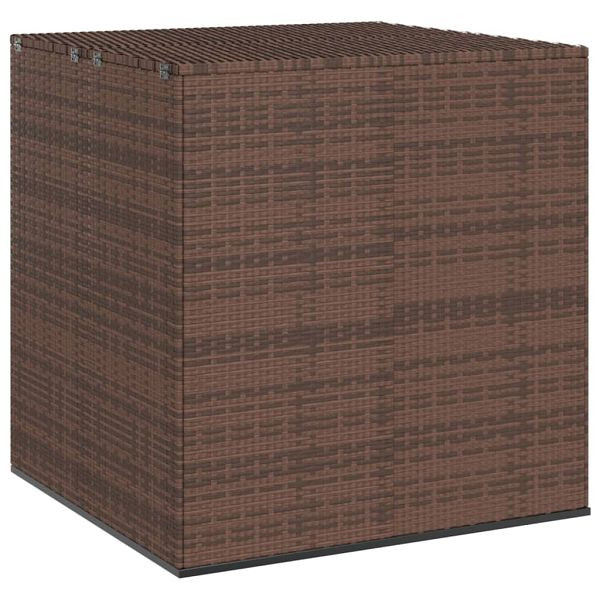 vidaXL Garten-Kissenbox PE Rattan 100x97,5x104 cm Braun, 317227