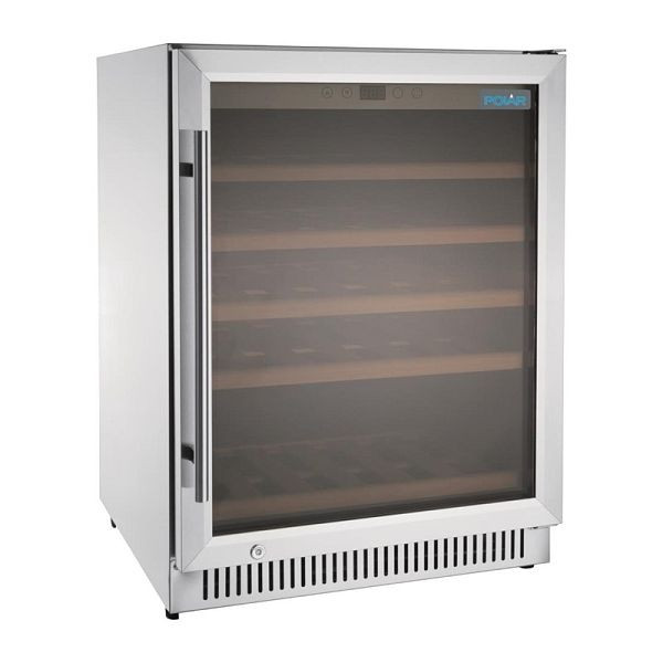 Polar G-Series Weinkühlschrank Edelstahl 51 Flaschen, GG762