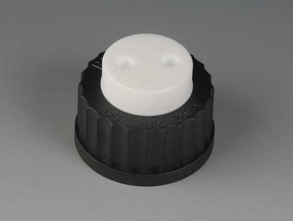 Bohlender Flaschenaufsatz-Verteiler mit Hähnen Anzahl der Hähne: 2, für Schlauch Innen-Durchmesser x Außen-Durchmesser in mm: 1,6 x 3,2, F 746-04