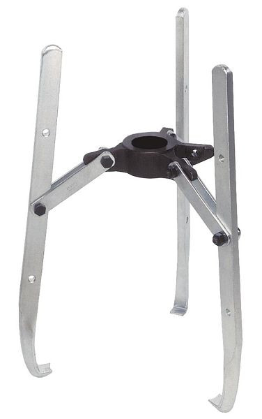 KUKKO 3-armiger Kombi-Abzieher mit schwenkbaren Abzughaken (ohne Hydraulikzylinder), Spannweite außen: 250 mm, Y05-208