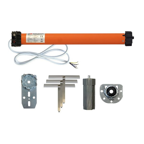 Kaiser Nienhaus Rollladenmotor-Set Master Classic Mercato, 30NM, 191W, SW60, bis 7qm, mit Zubehör, 110030-SET