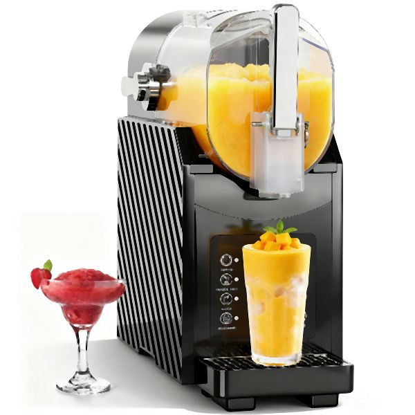 HOMCOM Slush Maschine, 40L x 16B x 37,6H cm, Schwarz, 800-291V90BK, 4255826898607