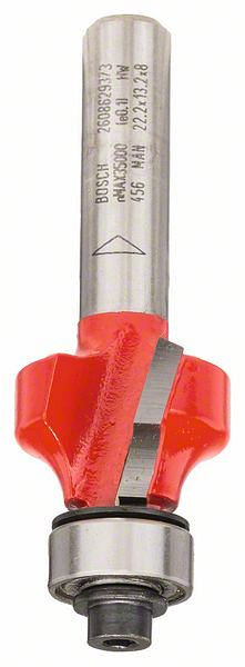 Bosch Abrundfräser Expert for Wood, 8 mm, D 22,2 mm, R1 4,8 mm, L 13,2 mm, G 54,9 mm, 2608629373