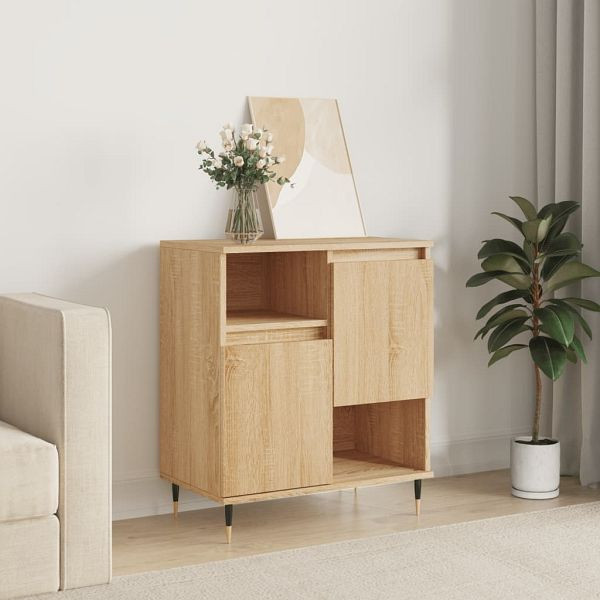 vidaXL Sideboard Sonoma-Eiche 60x35x70 cm Holzwerkstoff, 831183