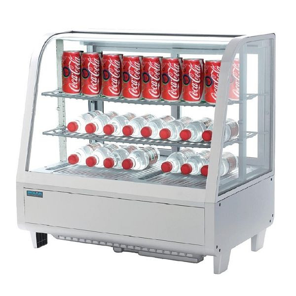 Polar Kühlvitrine weiß 100L, CC666