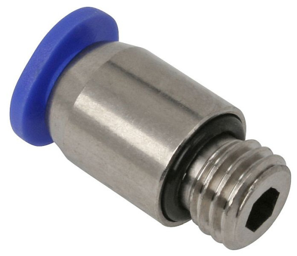 timmer B-GErM-4-M5-MSv-bl, Gerade Einschraubverschraubung Mini-Serie mit Innensechskant, Schlauch-Ø: 4 mm, Gewinde: M5, VE: 10 Stück, 03020204