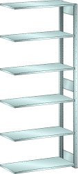 LISTA Anbauregal L1006 (BxTxH) 1000x500x2500mm 160kg, Verzinkt, 50.227.222