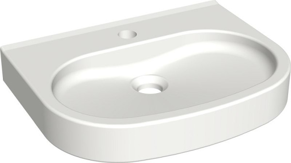 KWC Einzelwaschtisch, VARIUS, Miranit, 450x120x350 mm, barrierefrei, 2030020963